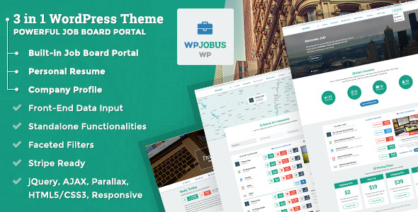WPJobus - Job Board and Resumes WordPress Theme - 32