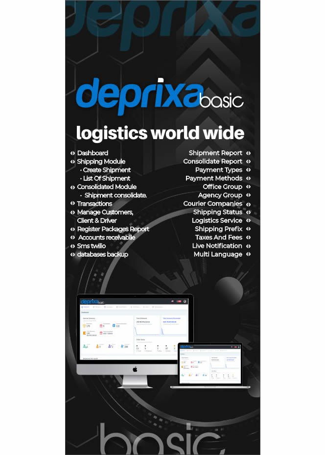 Deprixa Basic – Courier Freight Forwarding & Shipping Software Solutions V3.5 - 1